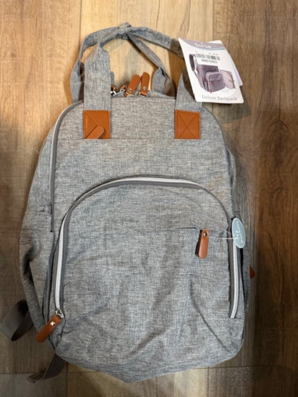 NEW Trend Lab Diaper Bag Backpack with 12 Pockets & Changing Pad